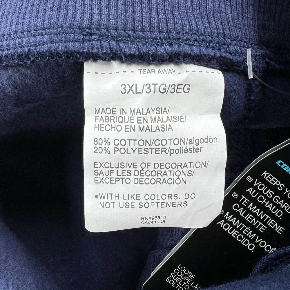 NEW Under Armour Notre Dame Team Issue All Day Joggers Mens 3XL Blue Fleece